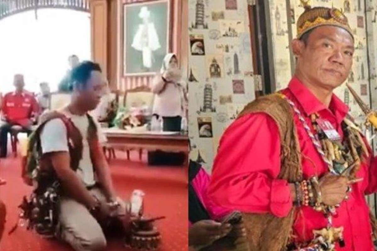 Ini Identitas Dibalik Panglima Kijang Dayak, Benarkah Pernah Diangkat Sebagai Panglima Besar Lembaga Adat Dayak? Video Viral di Medsos Imbas Hina Pangeran Kesultanan Kutai 